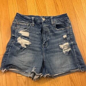 American Eagle Outfitters Ripped Denim Shorts
